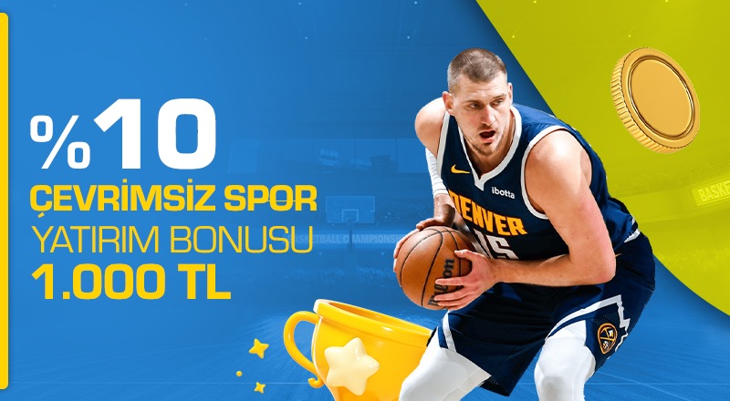 ÇEVRİMSİZ SPOR YATIRIM BONUSU %10